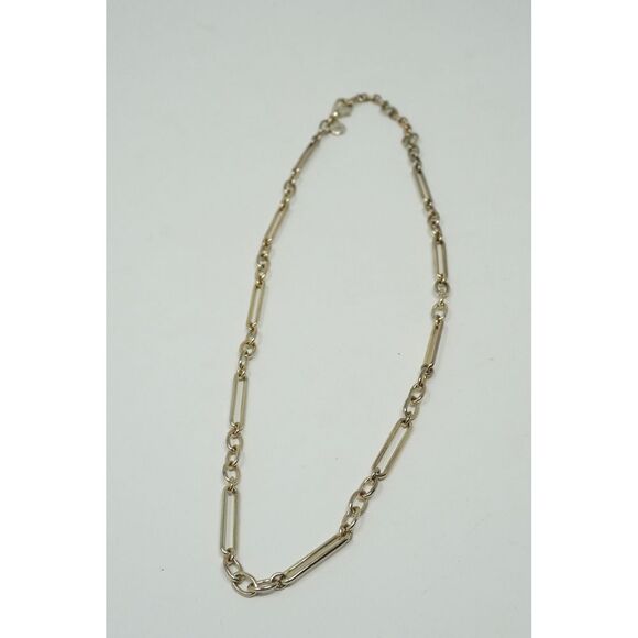 J. Crew‎ THREE Piece Gold Tone Layering and Bracelet Set NWT Paperclip Chains - Picture 6 of 10